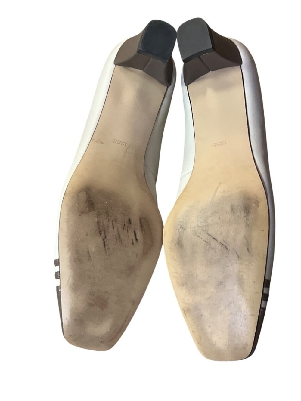 Vintage Auditions Two Tone Leather Pumps 12 SS Narrow Used - Picture 8 of 15